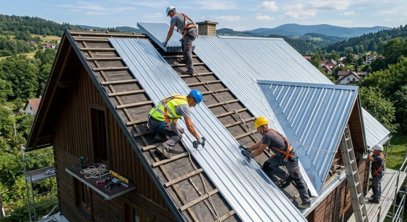 Copper Roof Installation