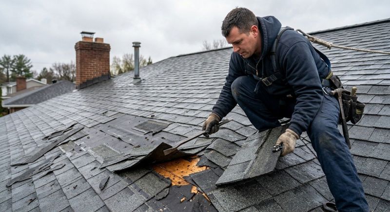 Damaged Roof Replacement