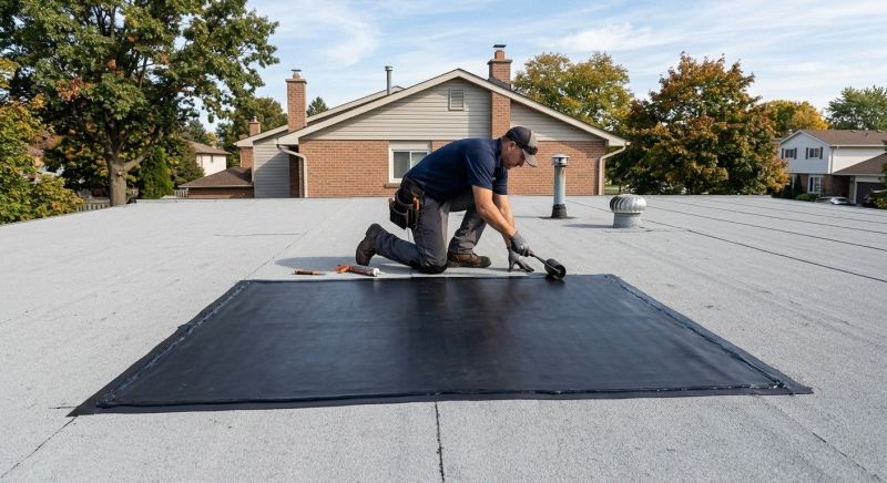 Our team working on Roofing Service projects in Milford, MI