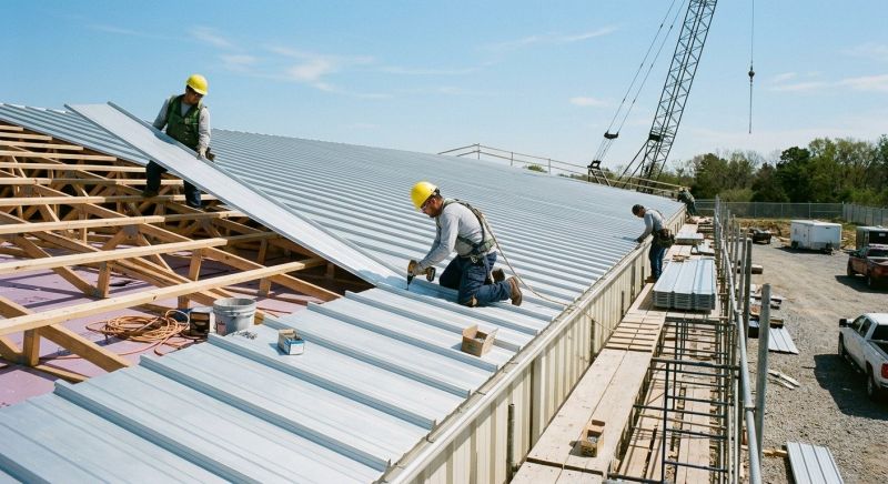 Aluminum Roof Installation in Troy, MI
