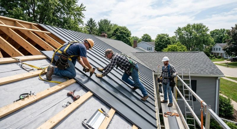 Aluminum Roof Installation in Wayne, MI