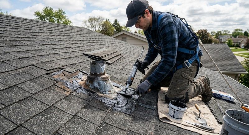 Asphalt Roof Leak Repair in Walled Lake, MI