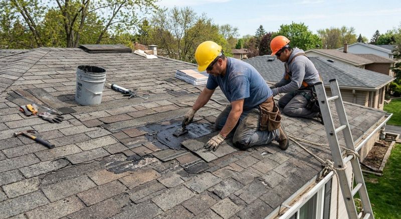Asphalt Roof Repair in Birmingham, MI