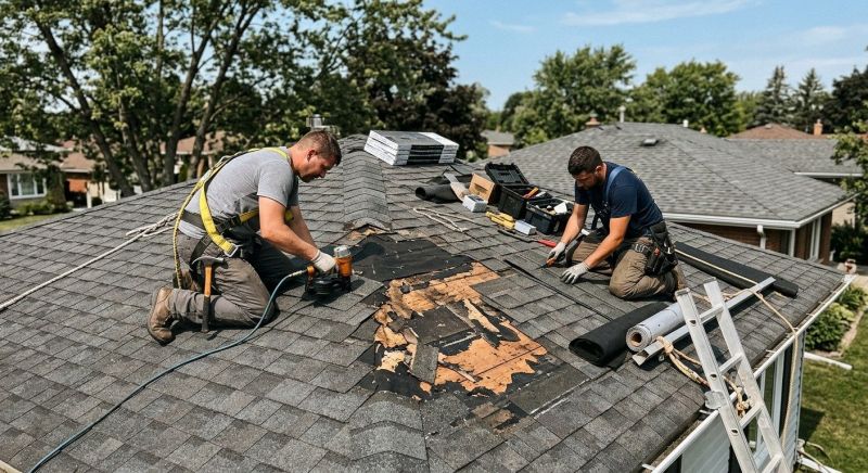 Asphalt Roof Repair in Waterford, MI