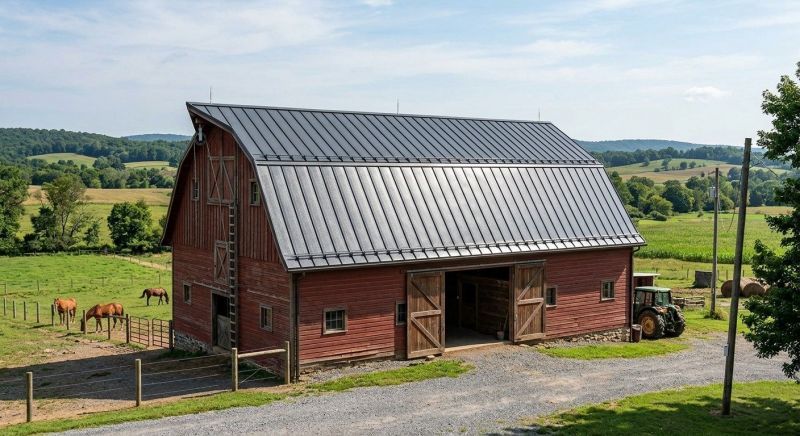 Barn Roof Replacement in Milford, MI