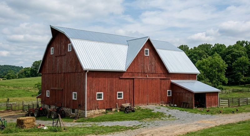 Barn Roof Replacement in Linden, MI