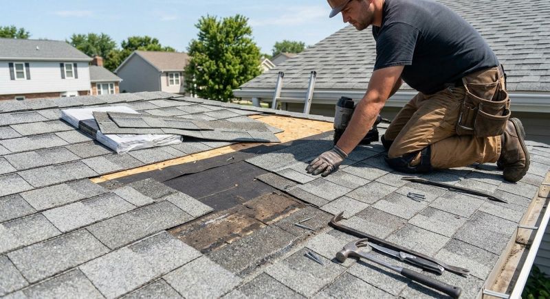 Composite Roof Repair in Milford, MI