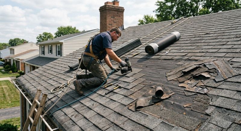 Damaged Roof Repair in Birmingham, MI