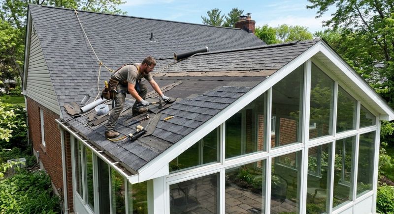 Damaged Roof Replacement in Bloomfield Hills, MI