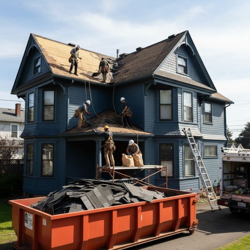 Damaged Roof Replacement in Fowlerville, MI