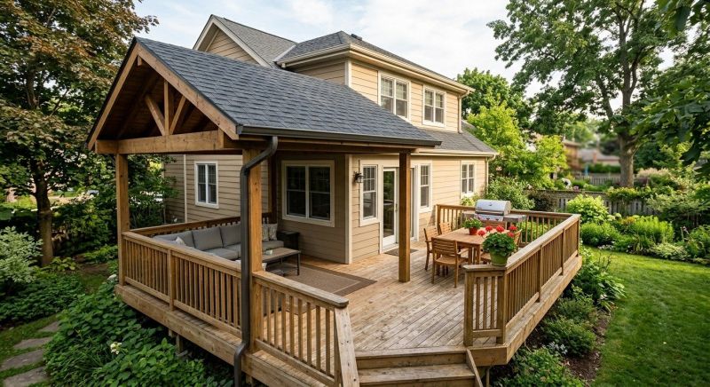 Deck Roof Construction in Milford, MI