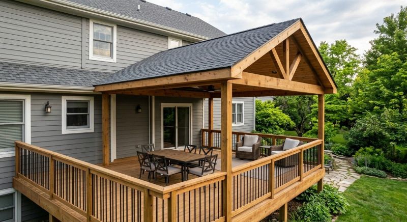 Deck Roof Construction in Milford, MI