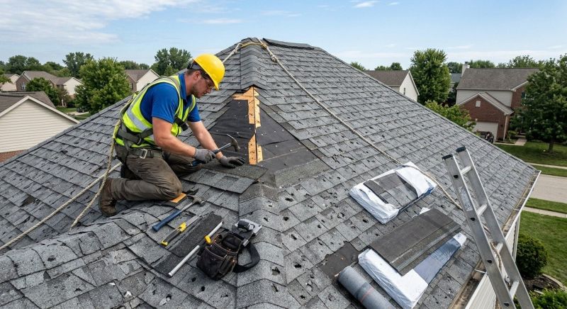 Hail Damage Roof Repair in Birmingham, MI