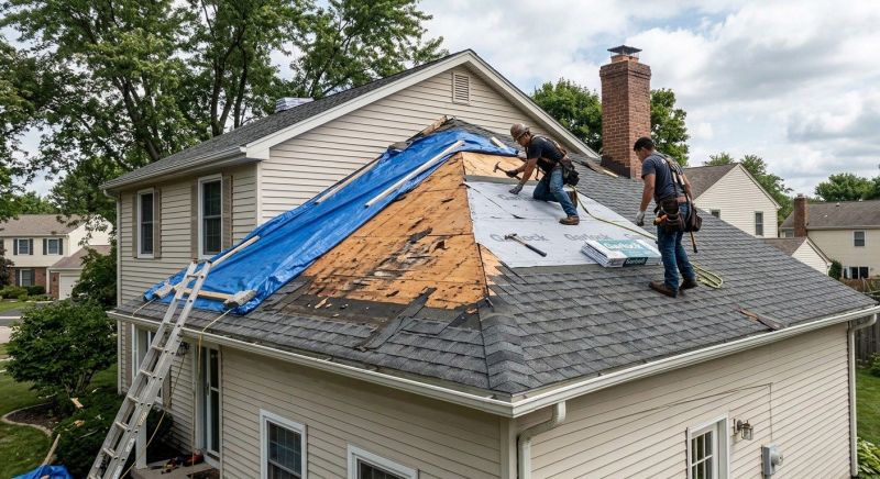 Hail Damage Roof Repair in Westland, MI