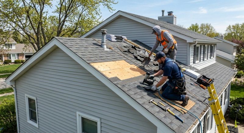 House Roof Repair in Birmingham, MI