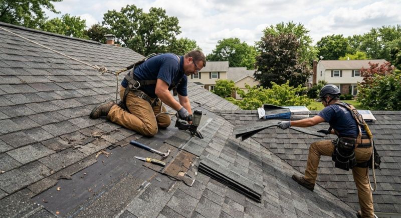 House Roof Repair in South Lyon, MI