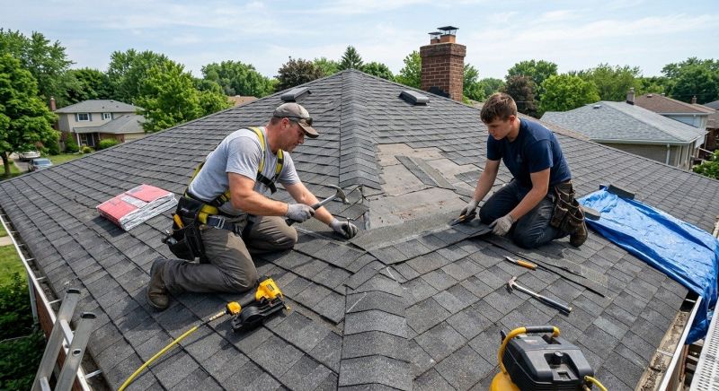 House Roof Repair in Wayne, MI