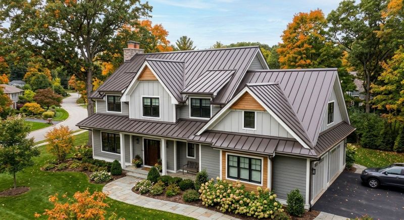 Metal Roof Replacement in Fowlerville, MI