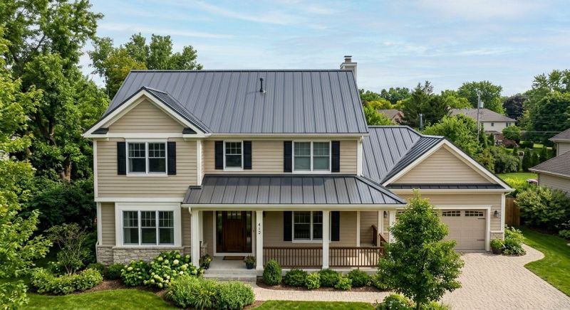 Metal Roof Replacement in Franklin, MI