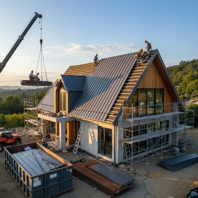Metal Roof Replacement in Goodrich, MI