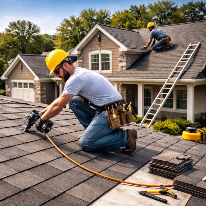 New Roof Installation in Milford, MI