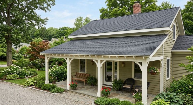 Porch Roofing Installation in Milford, MI