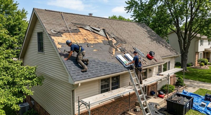 Roof Damage Repair in Commerce Township, MI