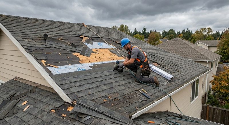 Roof Damage Repair in Davisburg, MI