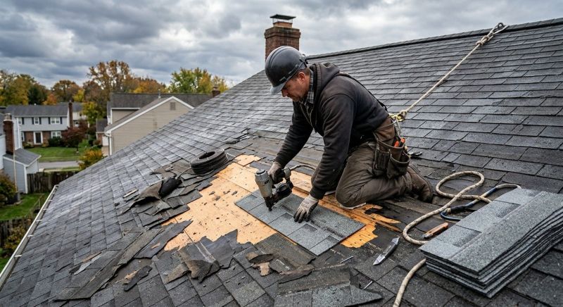 Roof Damage Repair in Huntington Woods, MI