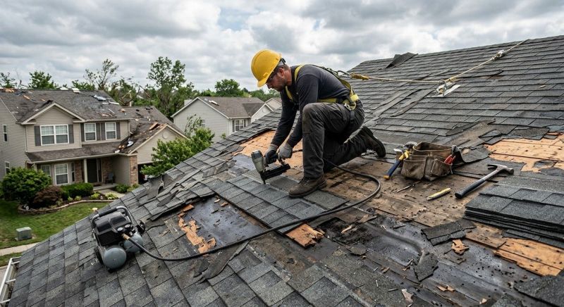 Roof Damage Repair in Troy, MI