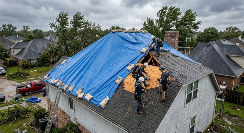 Roof Damage Restoration in Grand Blanc, MI