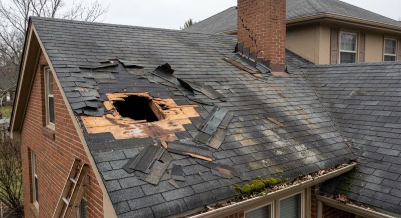 Roof Damage Restoration in Oak Park, MI