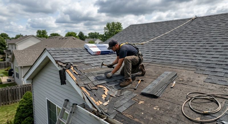 Roof Damage Restoration in Waterford, MI