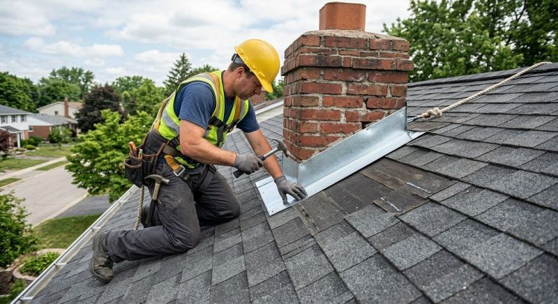 Roof Flashing Service in Oak Park, MI