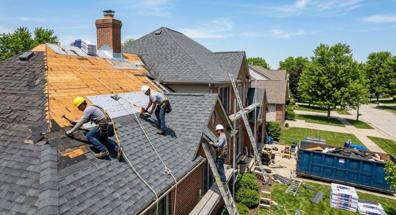 Roof Reshingling in Milford, MI