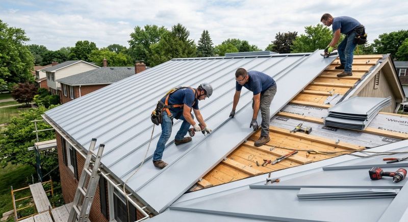 Sheet Roofing Installation in Linden, MI