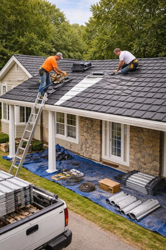 Tin Roof Installation in Brighton, MI