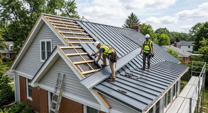 Tin Roof Installation in Redford, MI