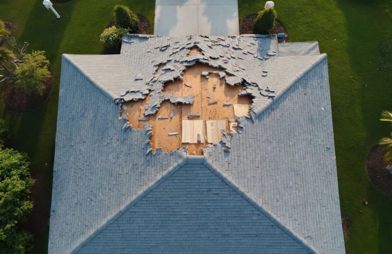 Hail Damage Roof Repair in Goodrich, MI